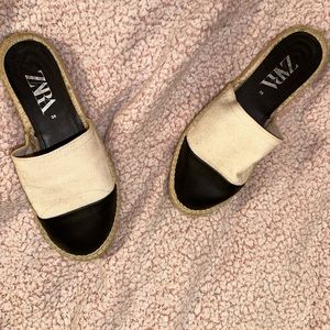 New zara slip on shoes size 7.5
